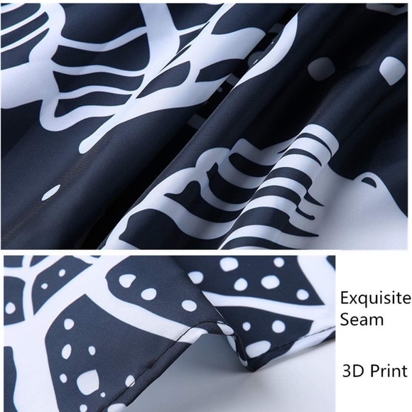 Independence Day Shower Curtain, Happy 4th of July 12 Hooks, 69"x70"Inches - Picture 2 of 5